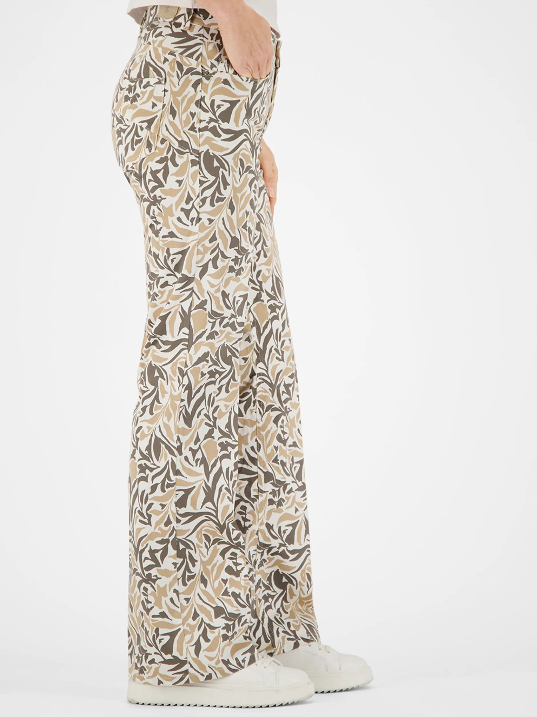 Gardeur Damen Hose - ZURI126 in sand - Länge: lang