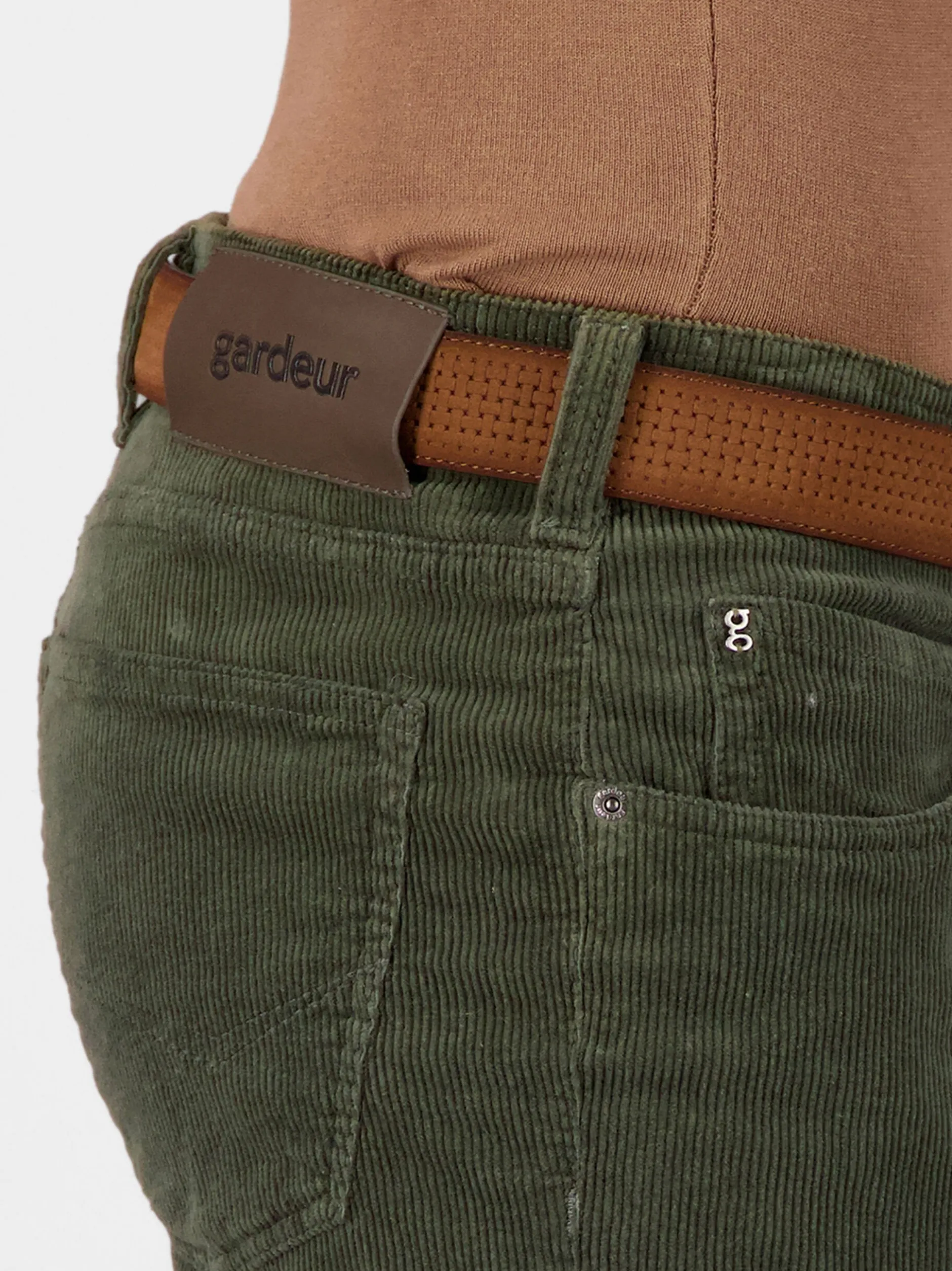 Gardeur Herren Hose - BILL in khaki - Länge: lang