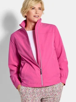 Goldner Damen Übergangsjacken in pink