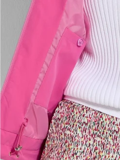 Goldner Damen Übergangsjacken in pink