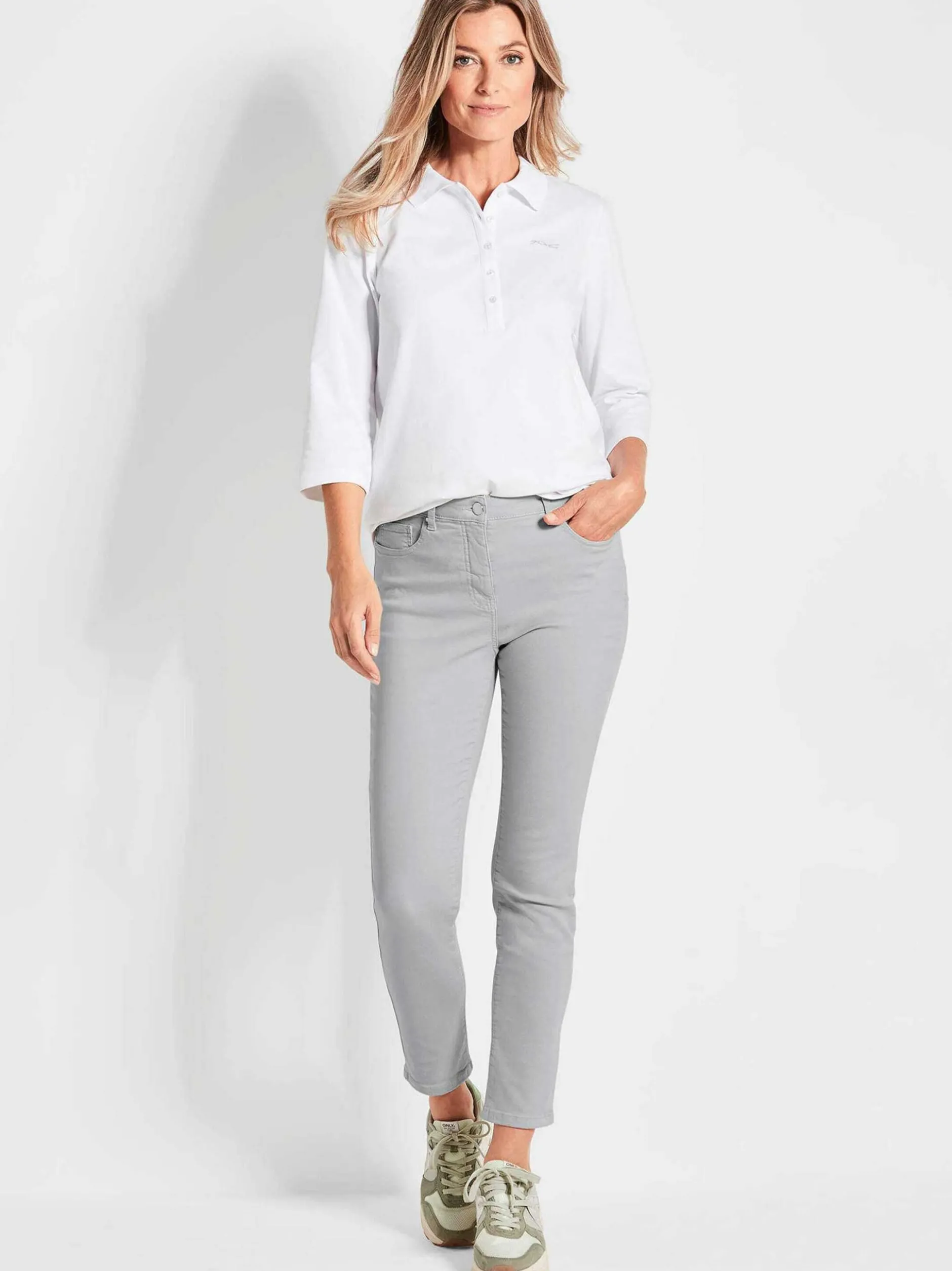 Goldner Damen Capri- & 7/8-Hosen in grau