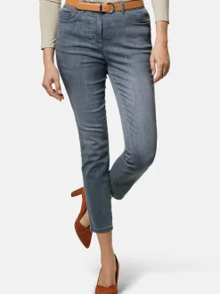 Goldner Damen Capri- & 7/8-Hosen in hellgrau