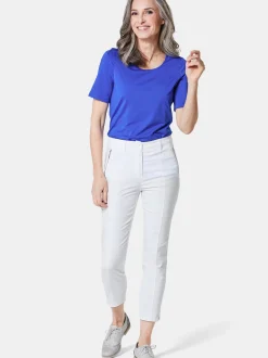 Goldner Damen Capri- & 7/8-Hosen in weiß
