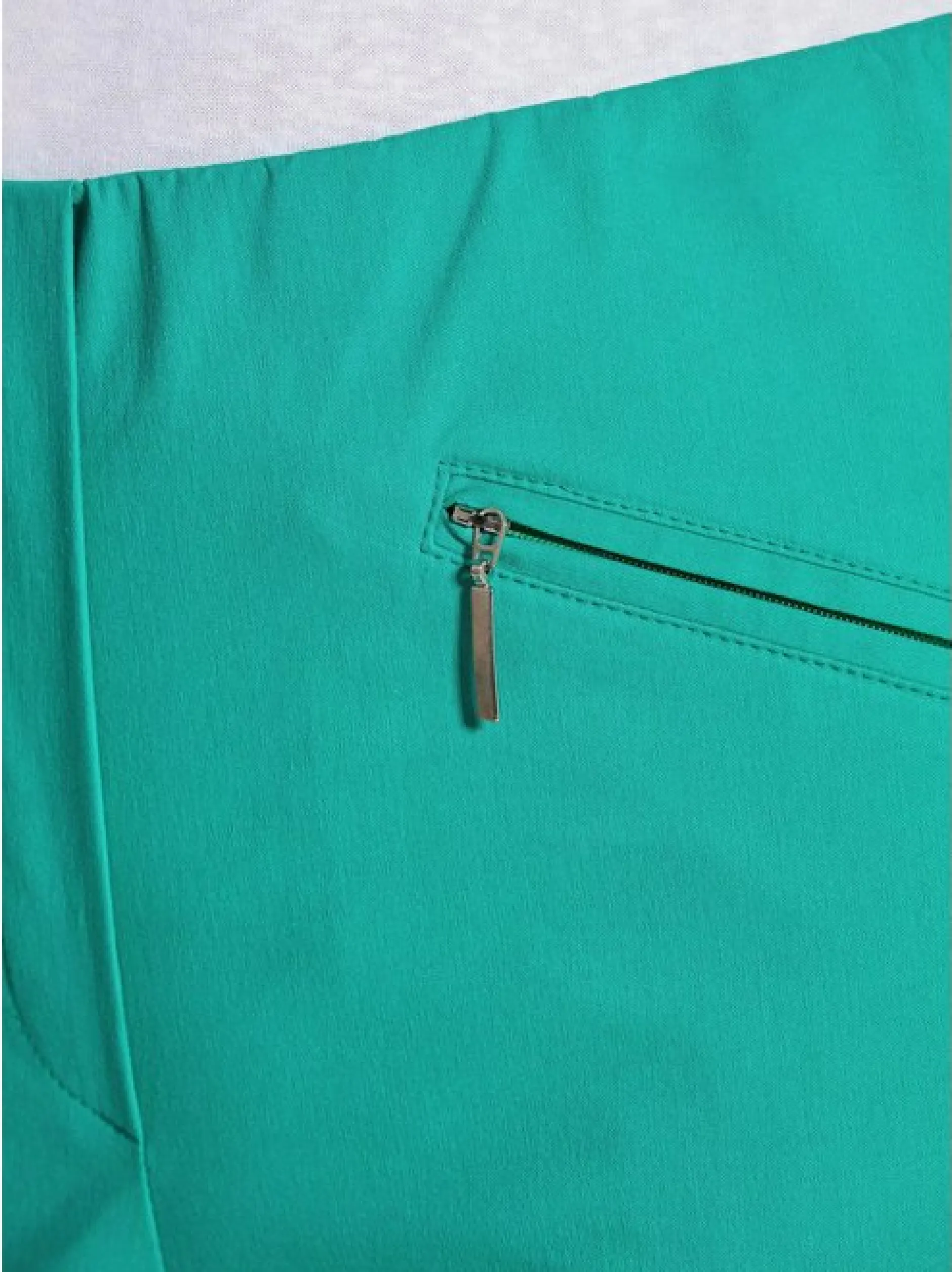 Goldner Damen Capri- & 7/8-Hosen - Kurzgröße in grün