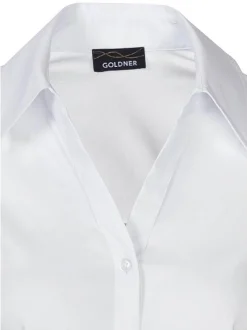 Goldner Damen Hemdblusen in weiß - Ärmel: 3/4 Arm