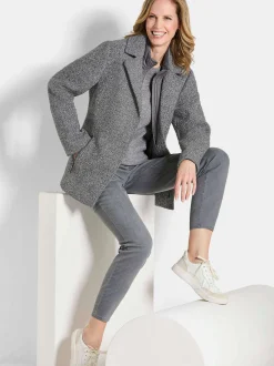Goldner Damen Jacken in grau