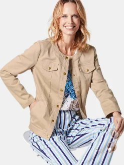 Goldner Damen Jacken in sand