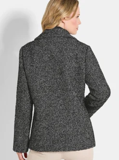 Goldner Damen Jacken in schwarz