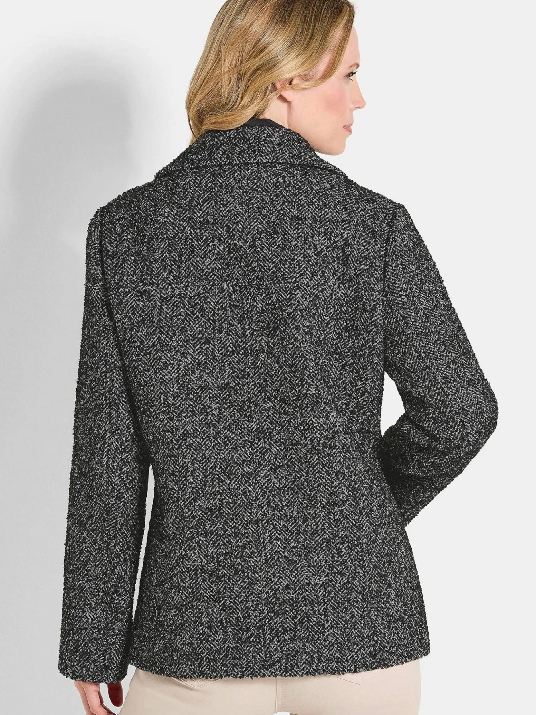 Goldner Damen Jacken in schwarz