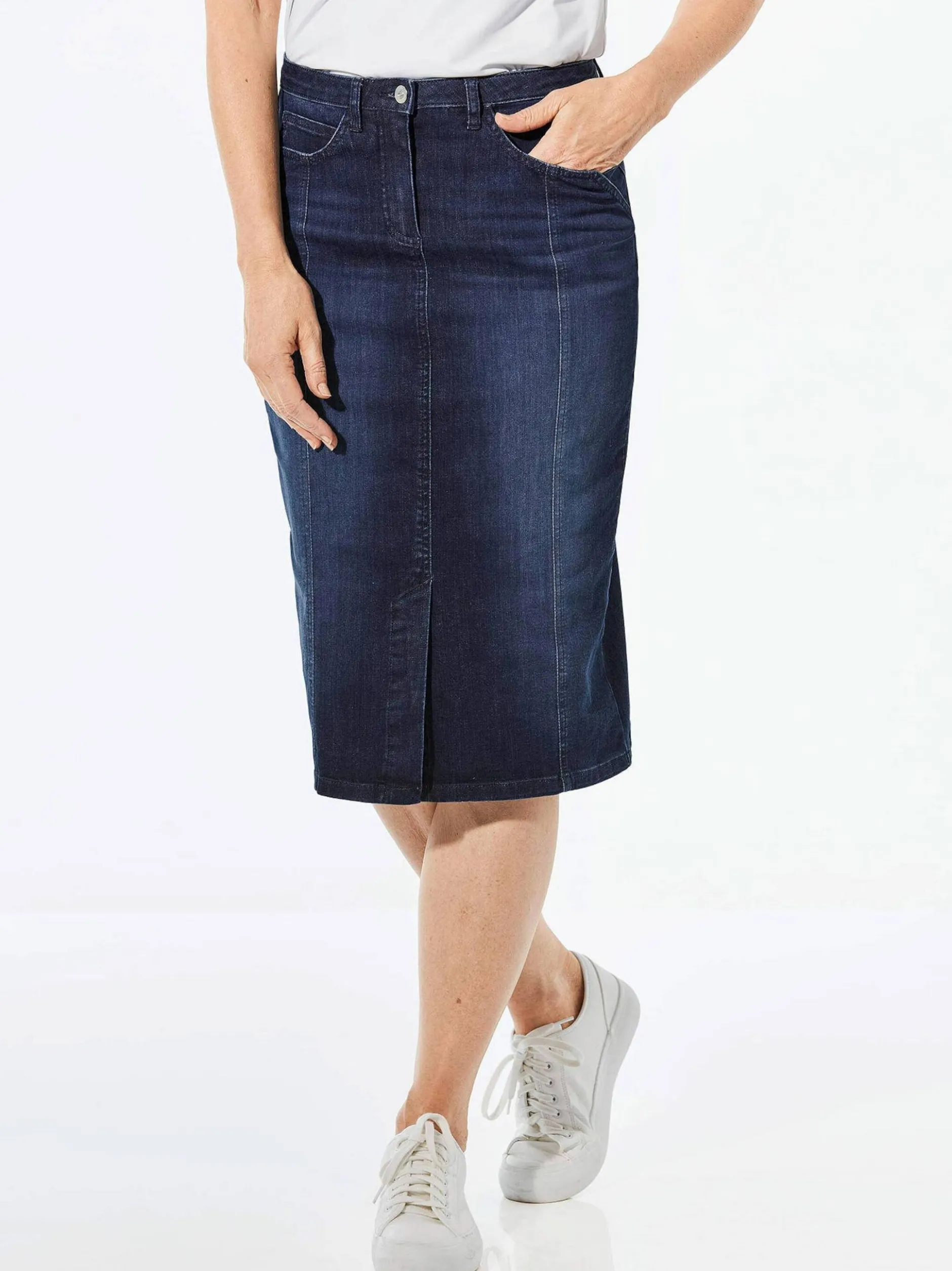 Goldner Damen Jeansröcke in marine