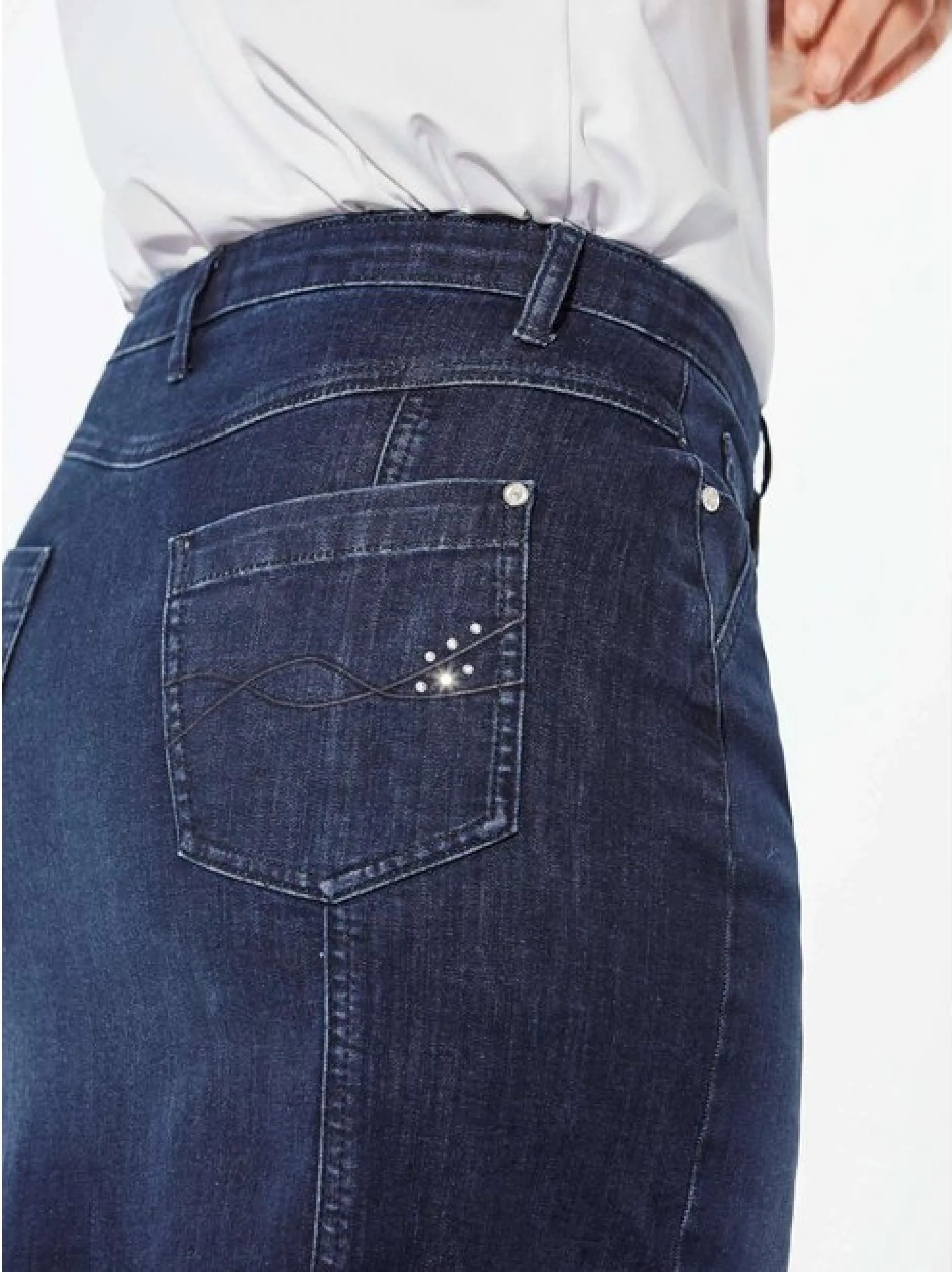 Goldner Damen Jeansröcke in marine