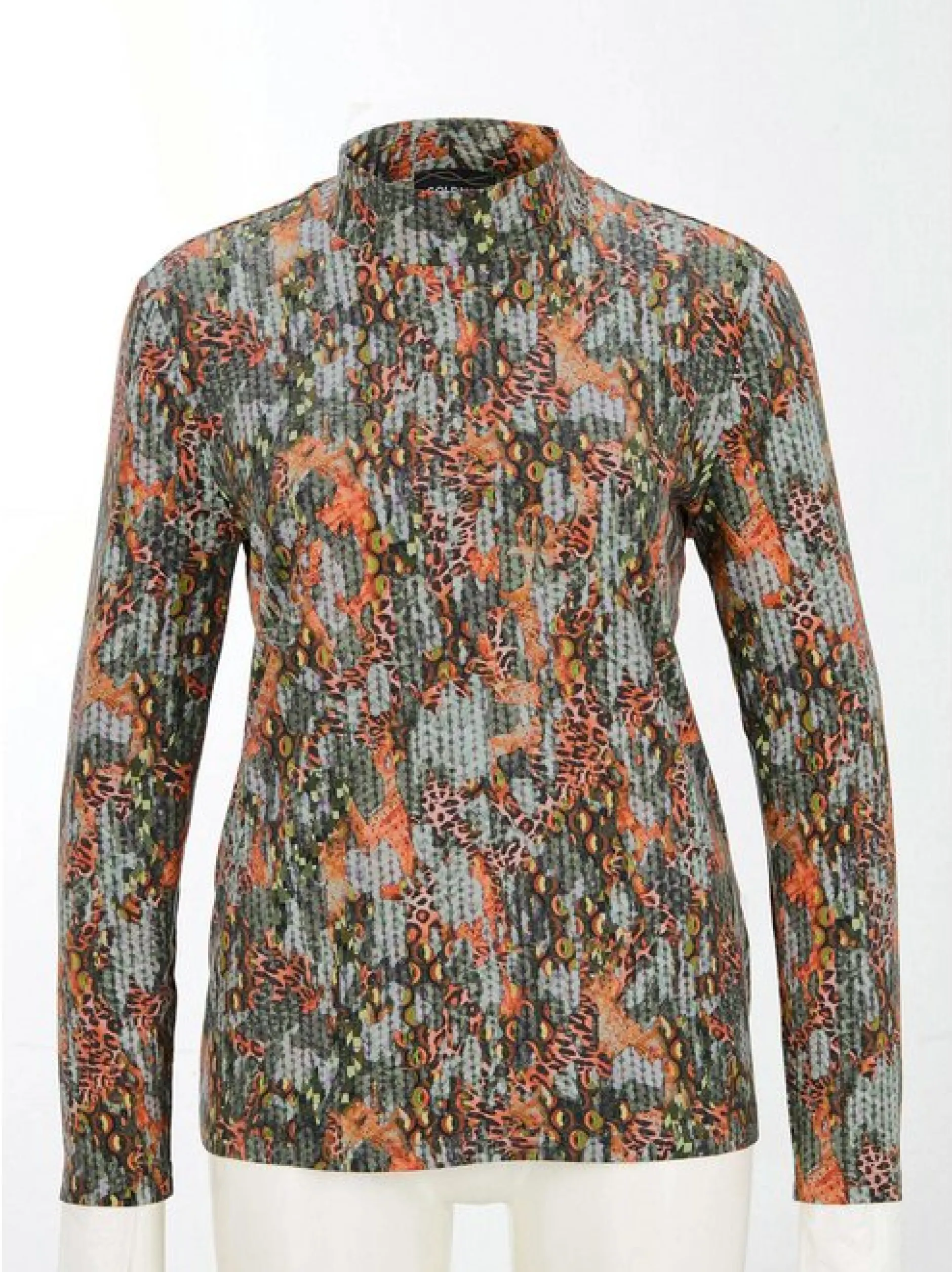 Goldner Damen Langarm-Shirts - Kurzgröße in grün