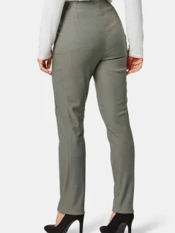 Goldner Damen Lange Hosen in grün