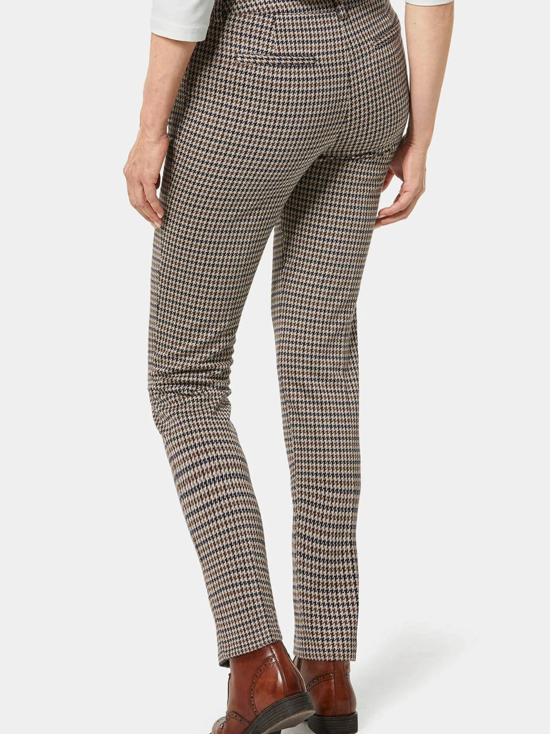 Goldner Damen Lange Hosen in mocca