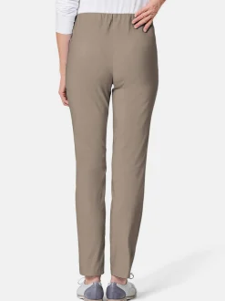 Goldner Damen Lange Hosen in taupe