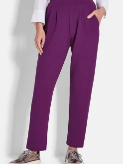 Goldner Damen Professlan-Hosen in aubergine