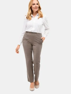Goldner Damen Professlan-Hosen in taupe