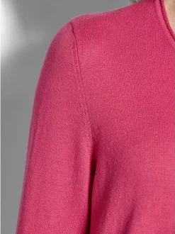 Goldner Damen Pullover in koralle - Ärmel: langarm