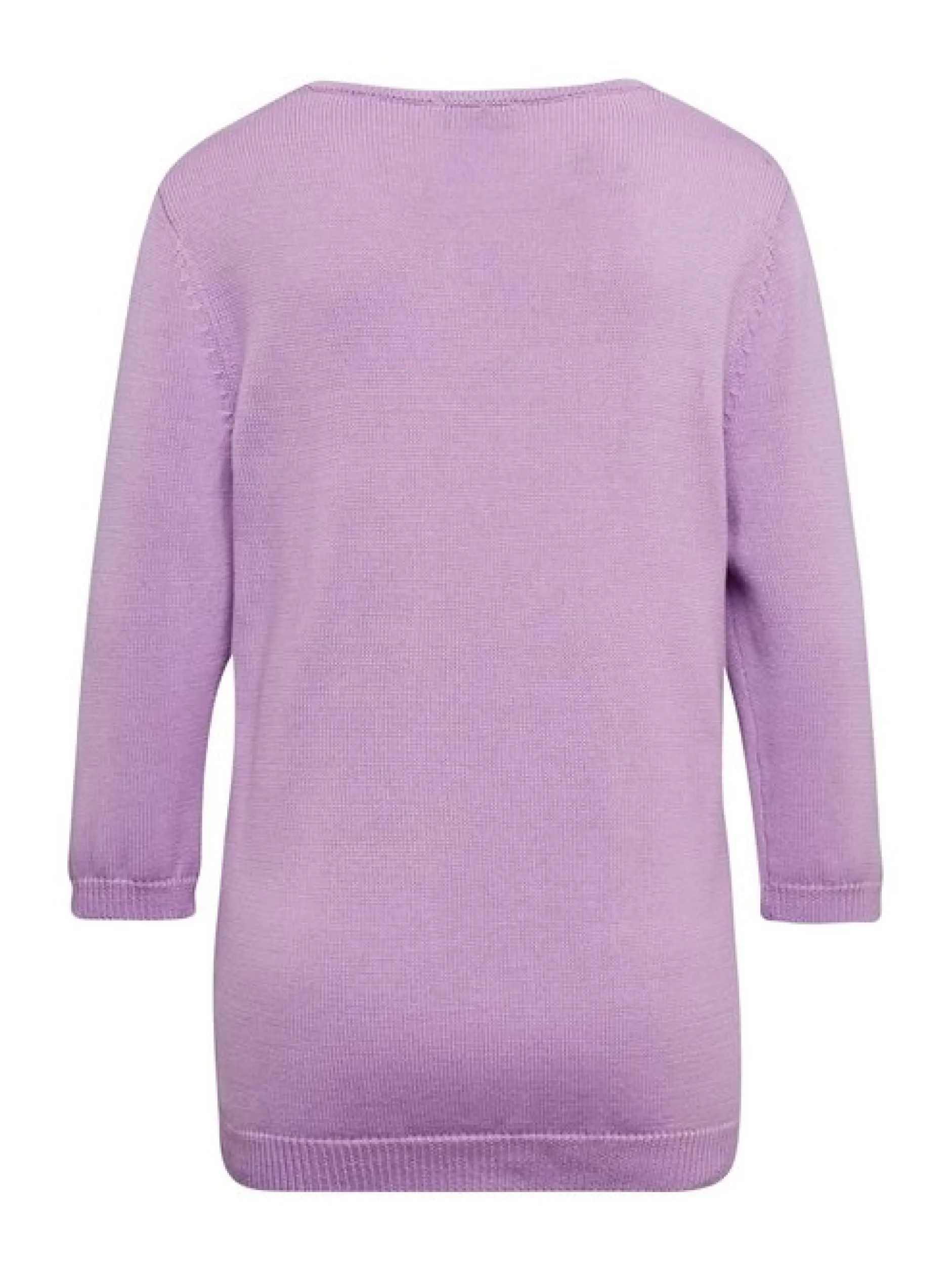 Goldner Damen Pullover - Kurzgröße in flieder
