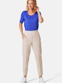 Goldner Damen Schlupfhosen in beige