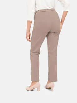 Goldner Damen Schlupfhosen in beige