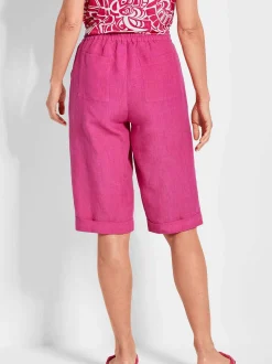 Goldner Damen Schlupfhosen in pink