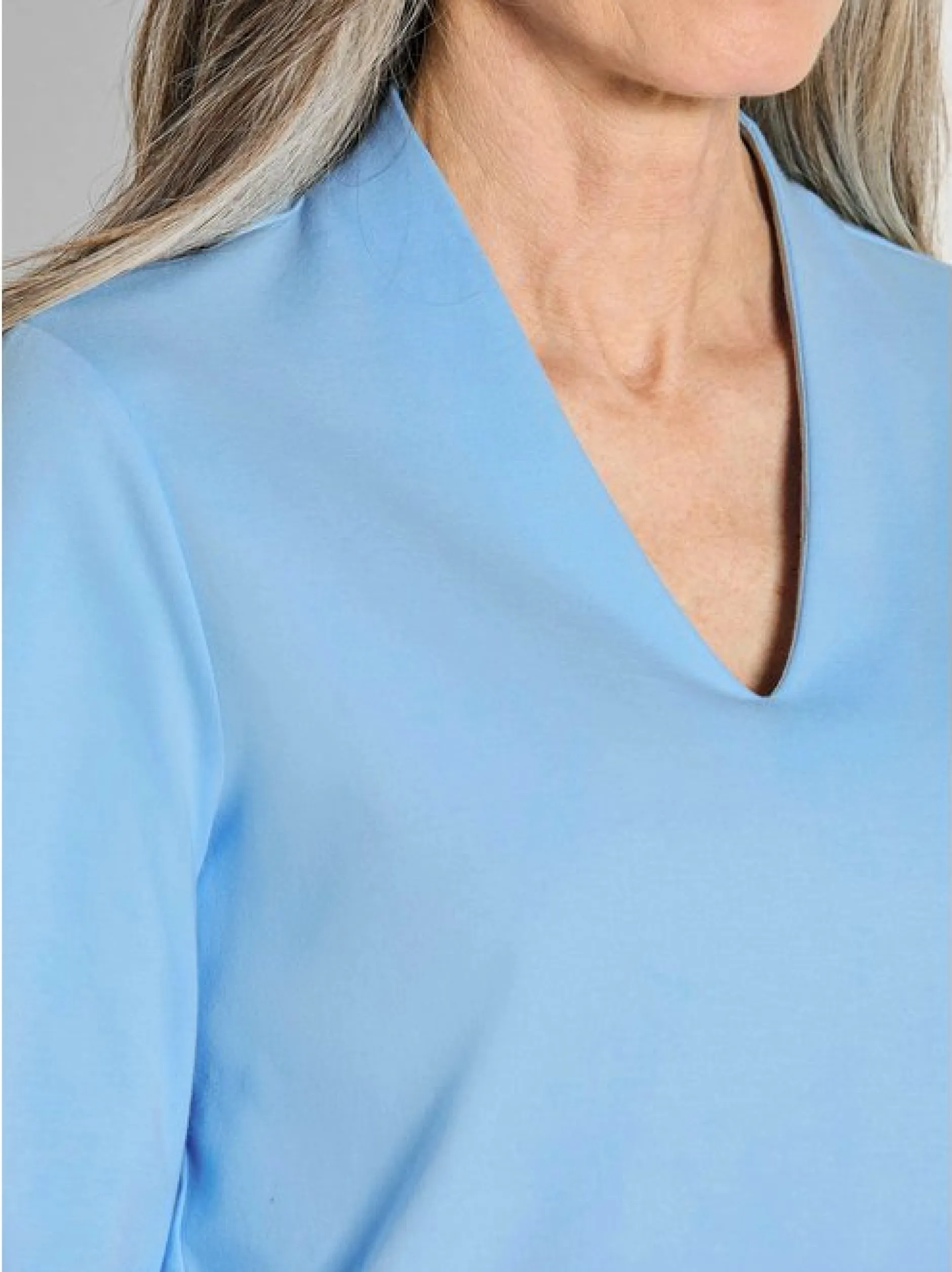 Goldner Damen Shirts in hellblau - Ärmel: 3/4 Arm
