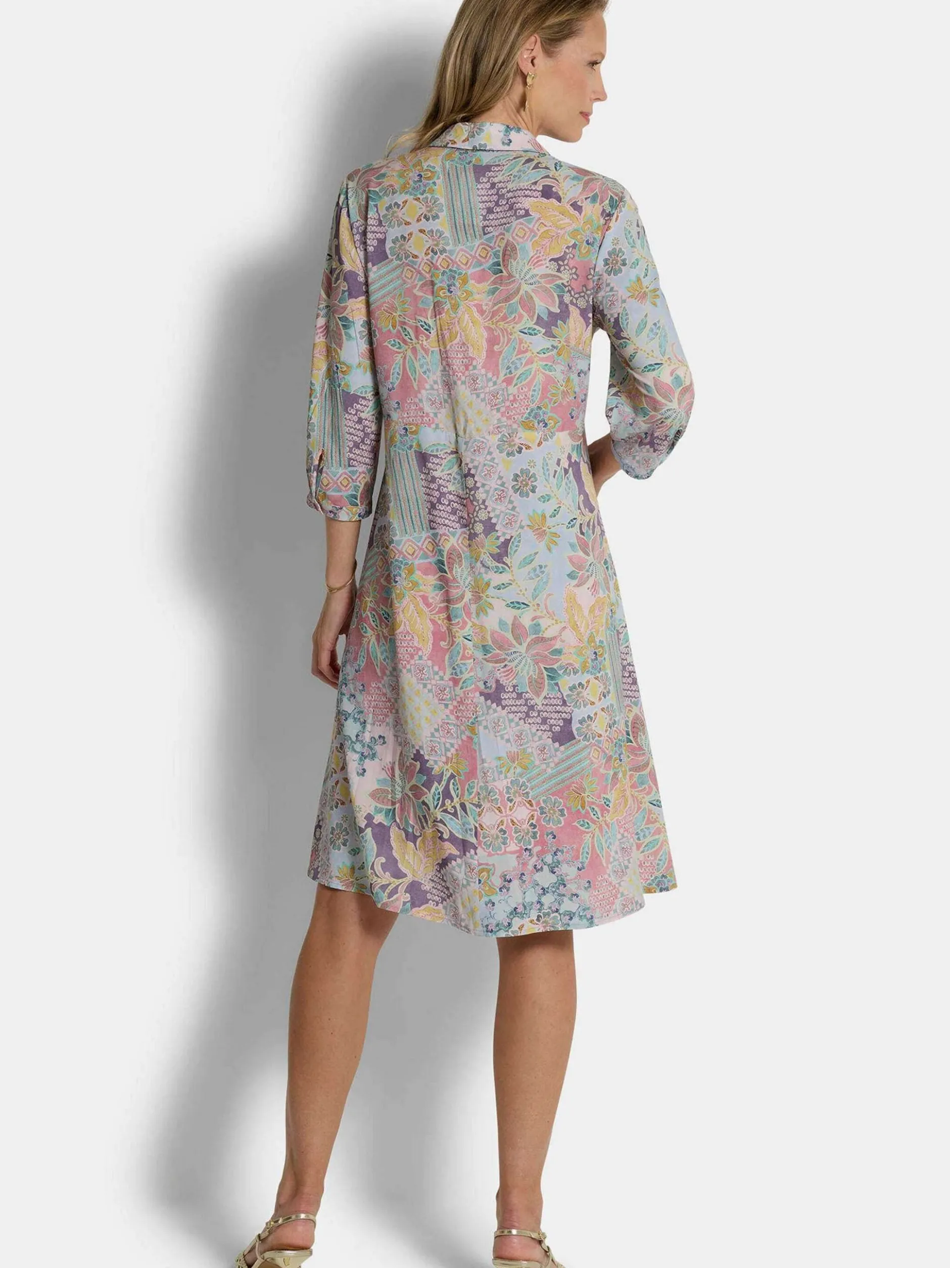 Goldner Damen Sommerkleider - Kurzgröße in grün