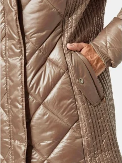 Goldner Damen Steppjacken in camel