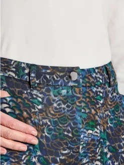 Goldner Damen Stoffhosen in royal