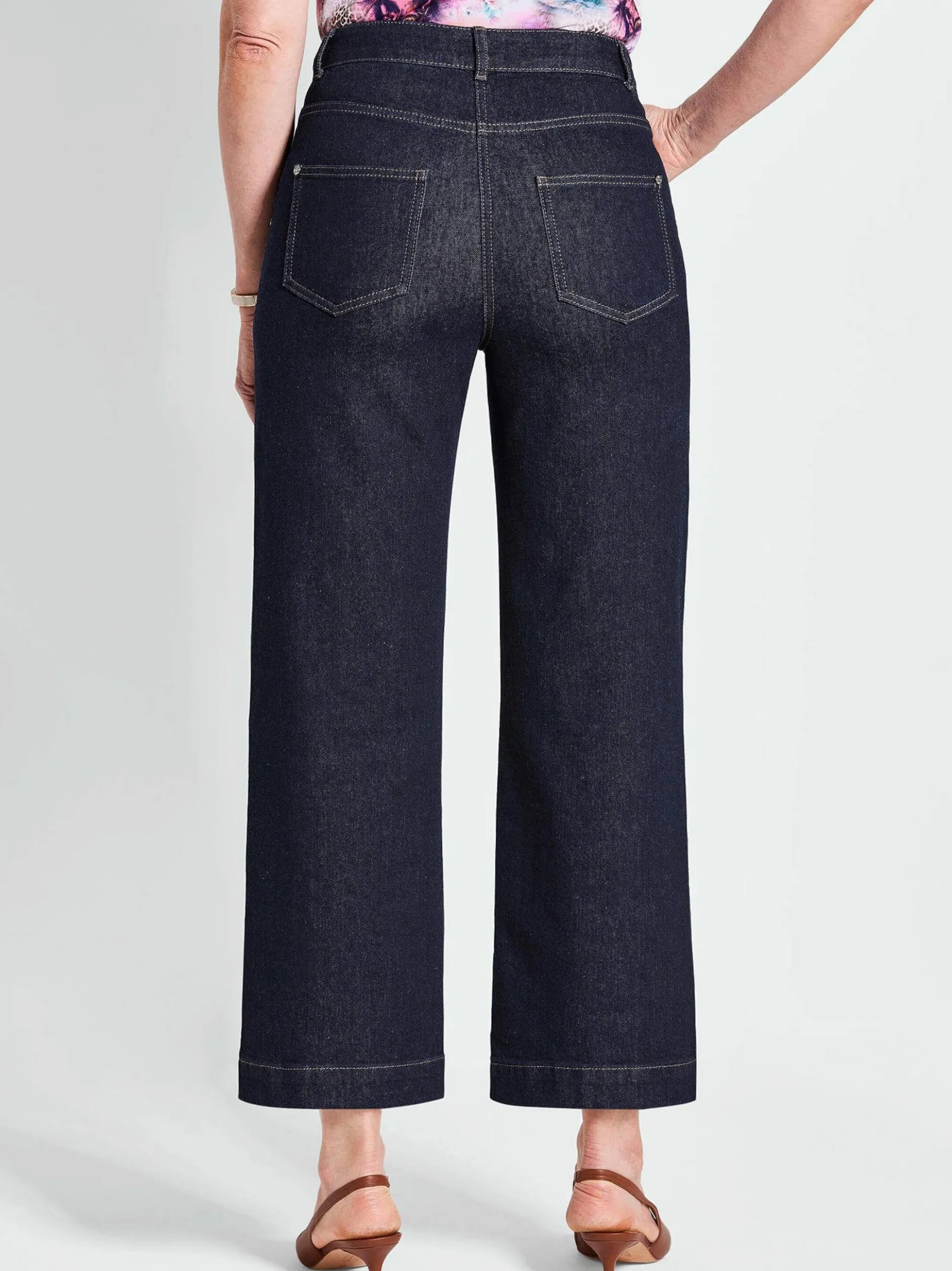 Goldner Damen Stretchjeans in marine
