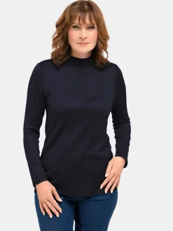 Goldner Damen Strickpullover in marine - Ärmel: langarm