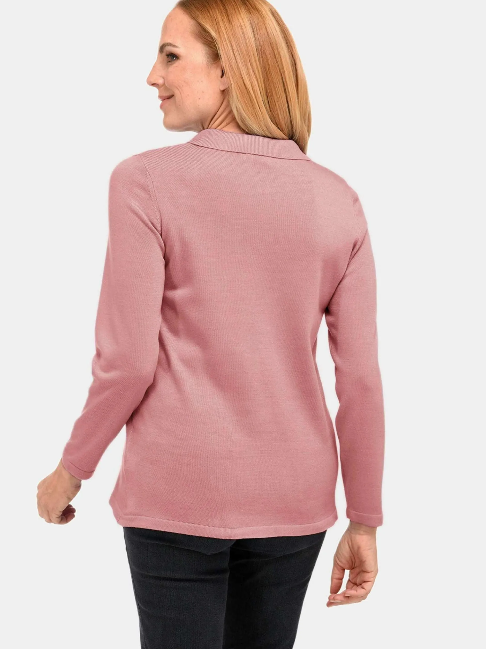 Goldner Damen Strickpullover in rosenholz
