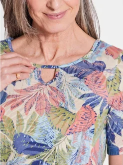 Goldner Damen T-Shirts - Kurzgröße in mehrfarbig