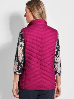 Goldner Damen Westen in pink