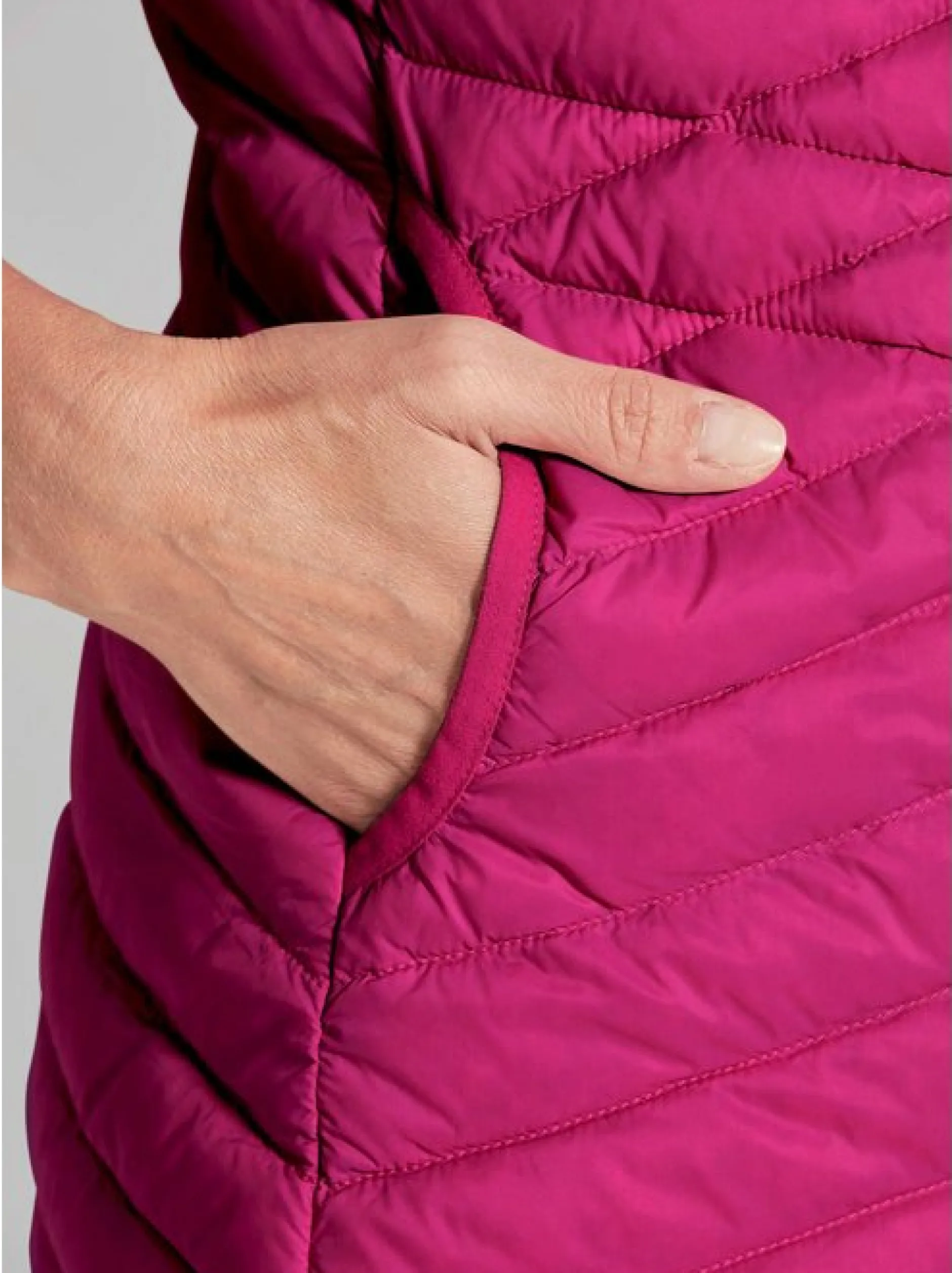 Goldner Damen Westen in pink