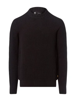 G-Star RAW Herren Wollpullover in schwarz