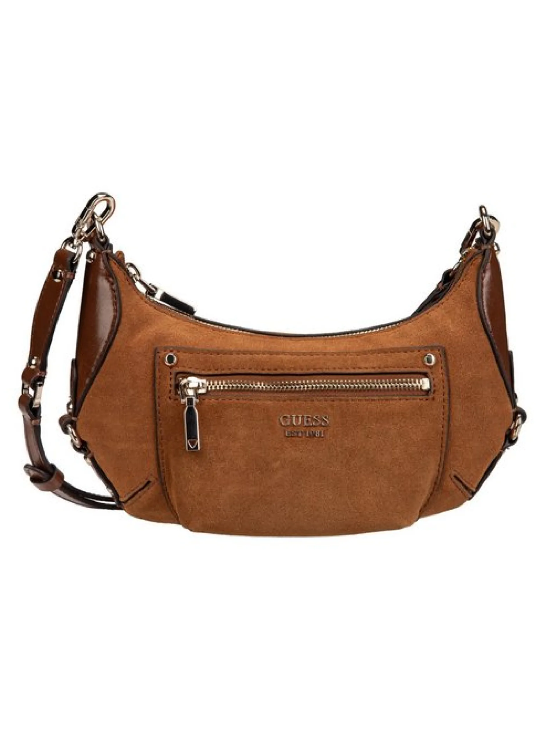 GUESS Damen Bodybag - Marsha Mini Crossbody in braun