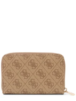 GUESS Damen Geldbörse - Laurel II in melange braun