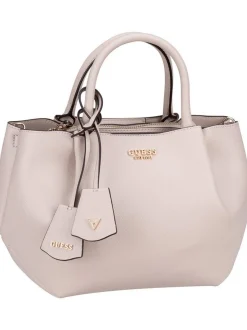 GUESS Damen Handtasche - Amorette Girlfriend SAT in beige