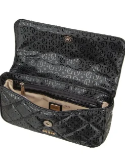 GUESS Damen Handtasche - Libby Flap in schwarz