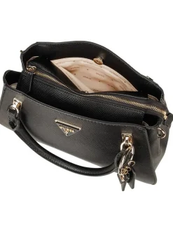 GUESS Damen Handtasche - Noelle II Luxury SAT in schwarz