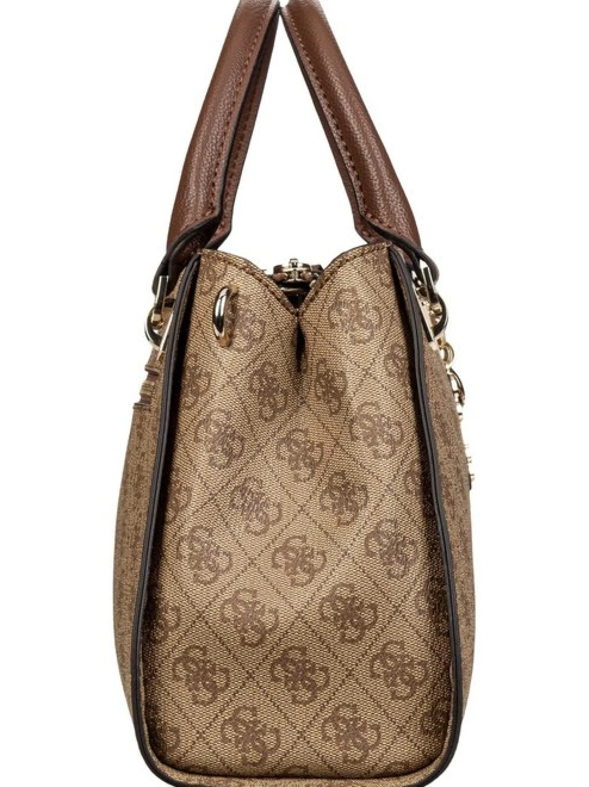 GUESS Damen Handtasche - Noelle II Luxury SAT 72070 Logo in braun