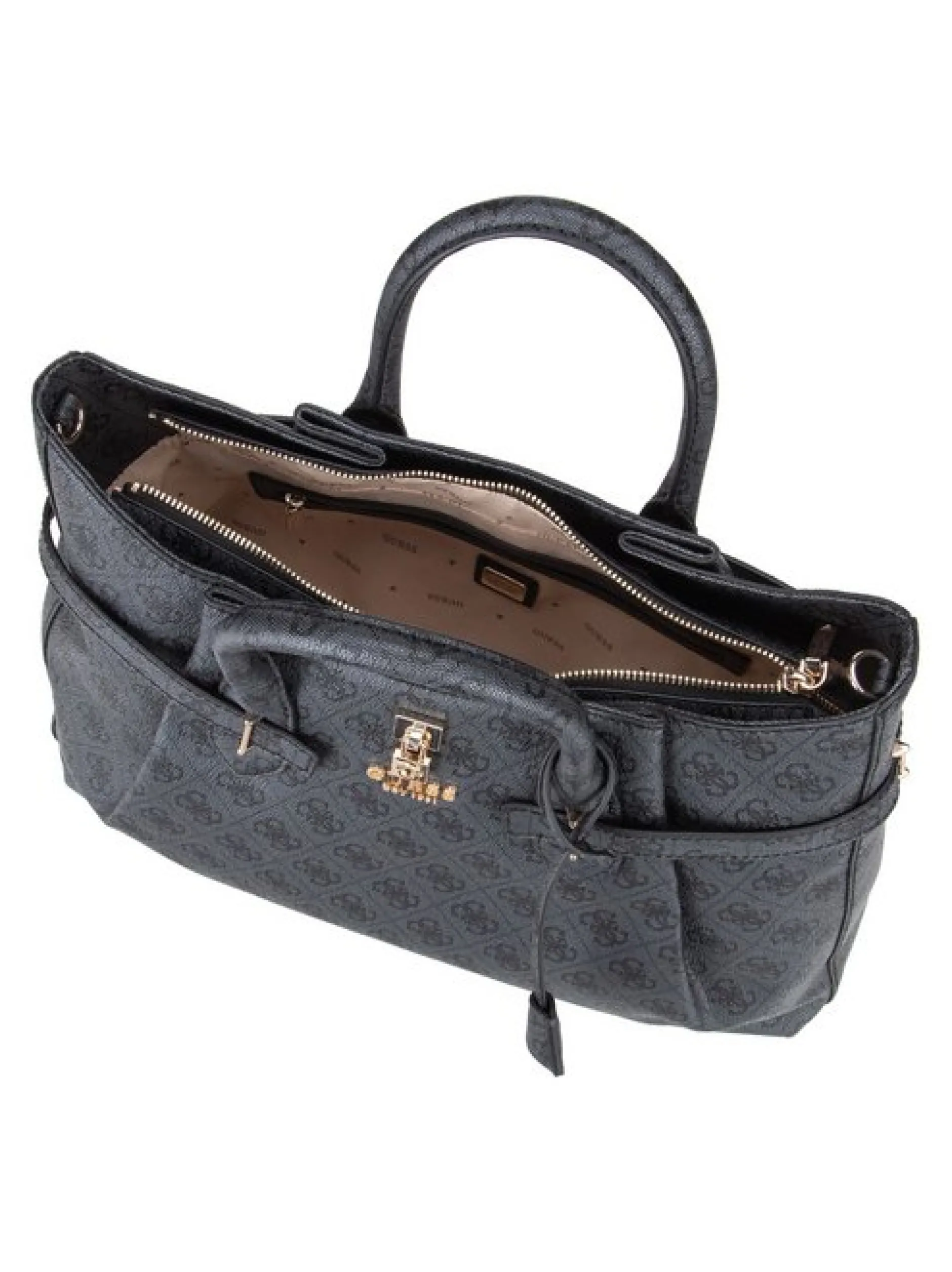 GUESS Damen Handtasche - Yesba Girlfriend in grau