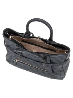 GUESS Damen Handtasche - Yesba Girlfriend in grau