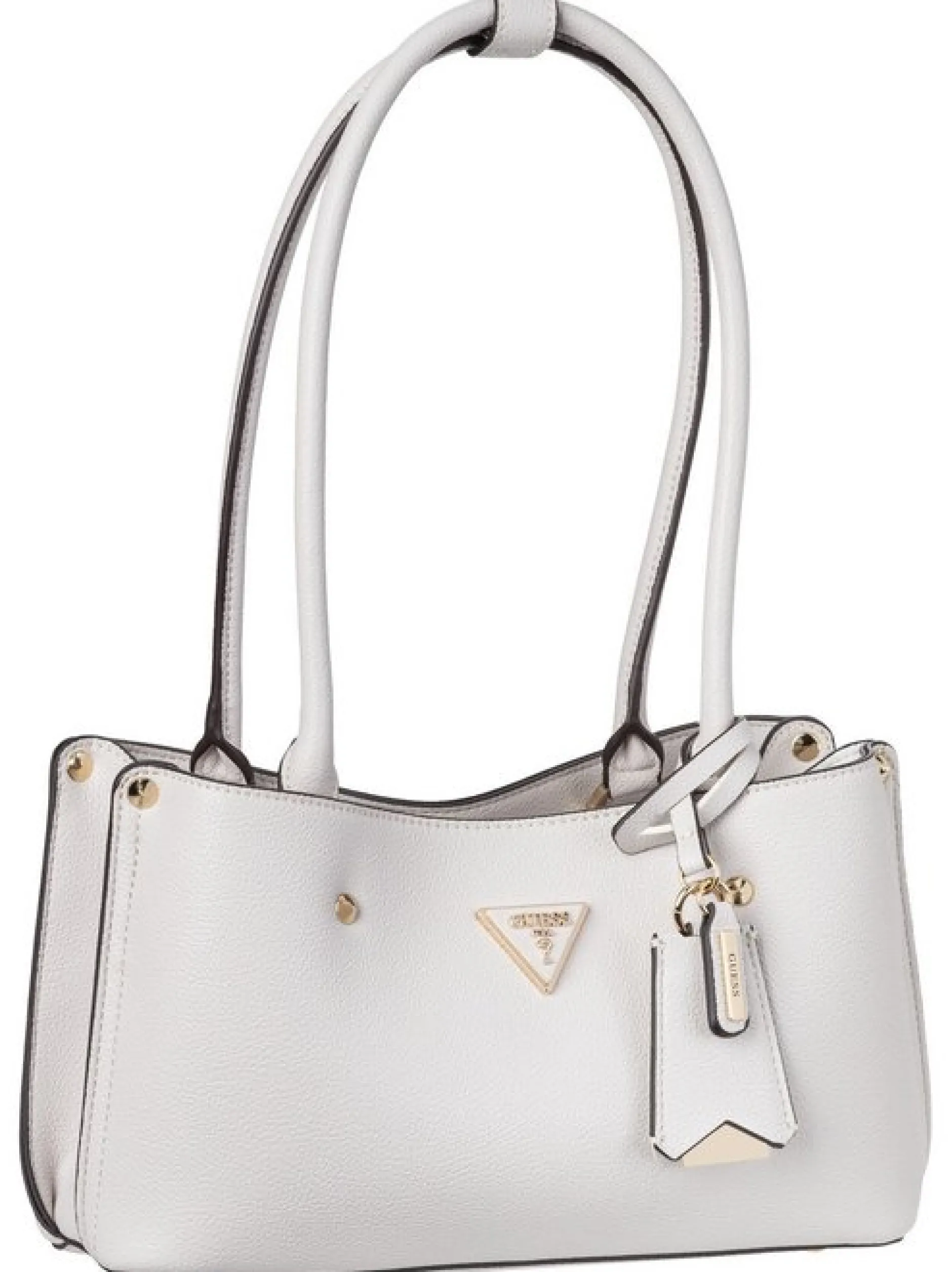 GUESS Damen Schultertasche - Meridian II Shoulder SAT in beige