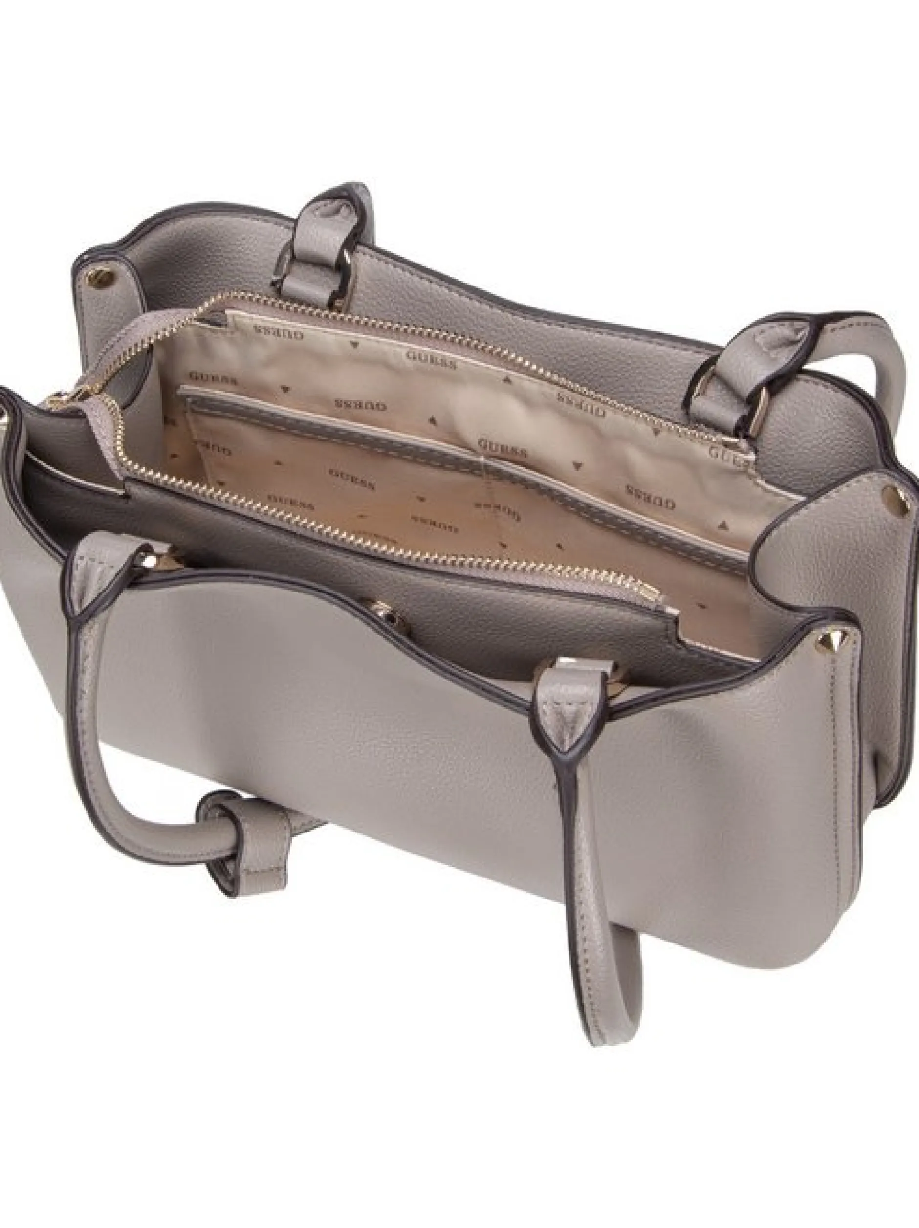 GUESS Damen Schultertasche - Meridian II Shoulder SAT in schwarz