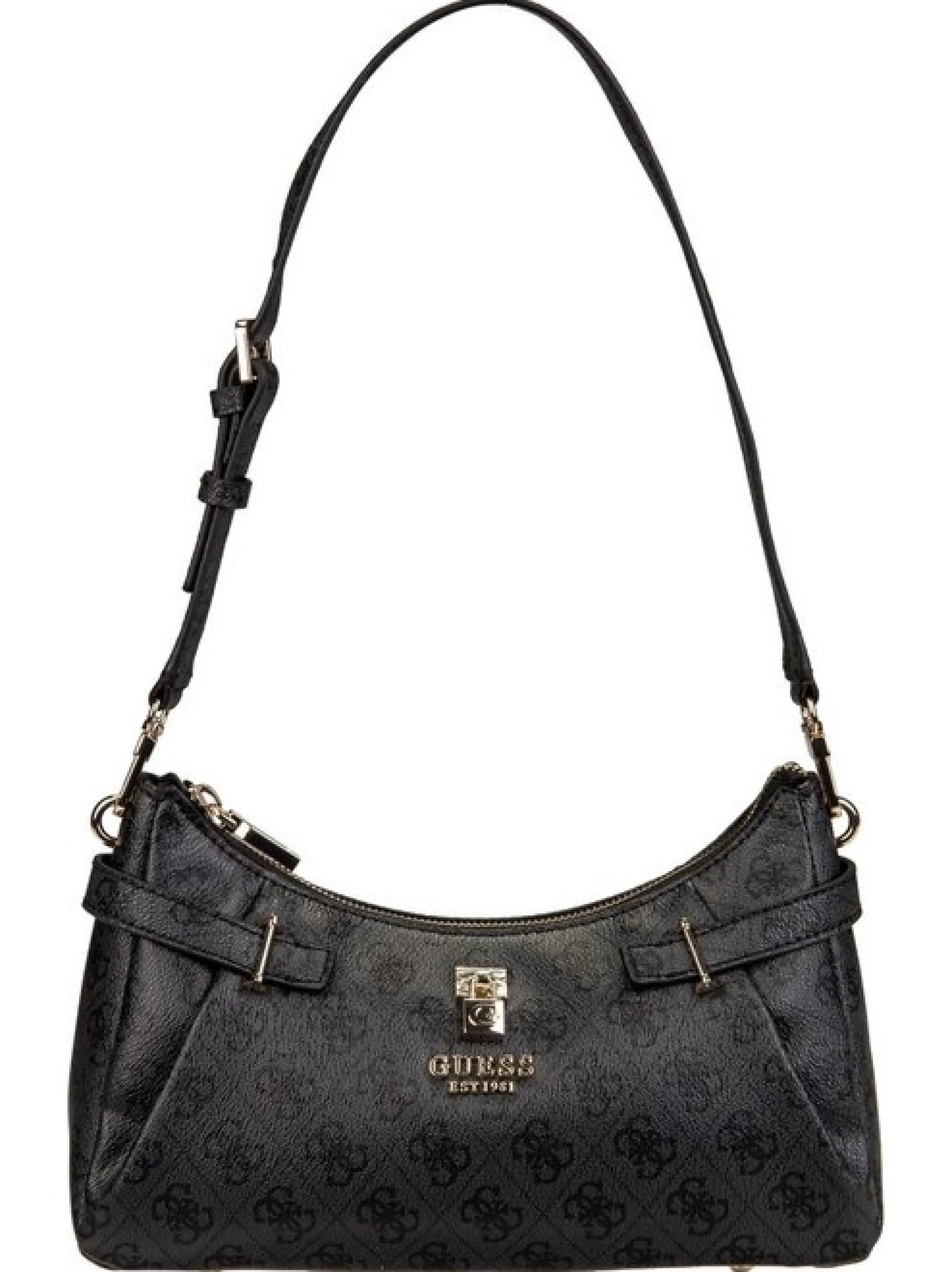 GUESS Damen Schultertasche - Yesba Shoulder Bag in grau