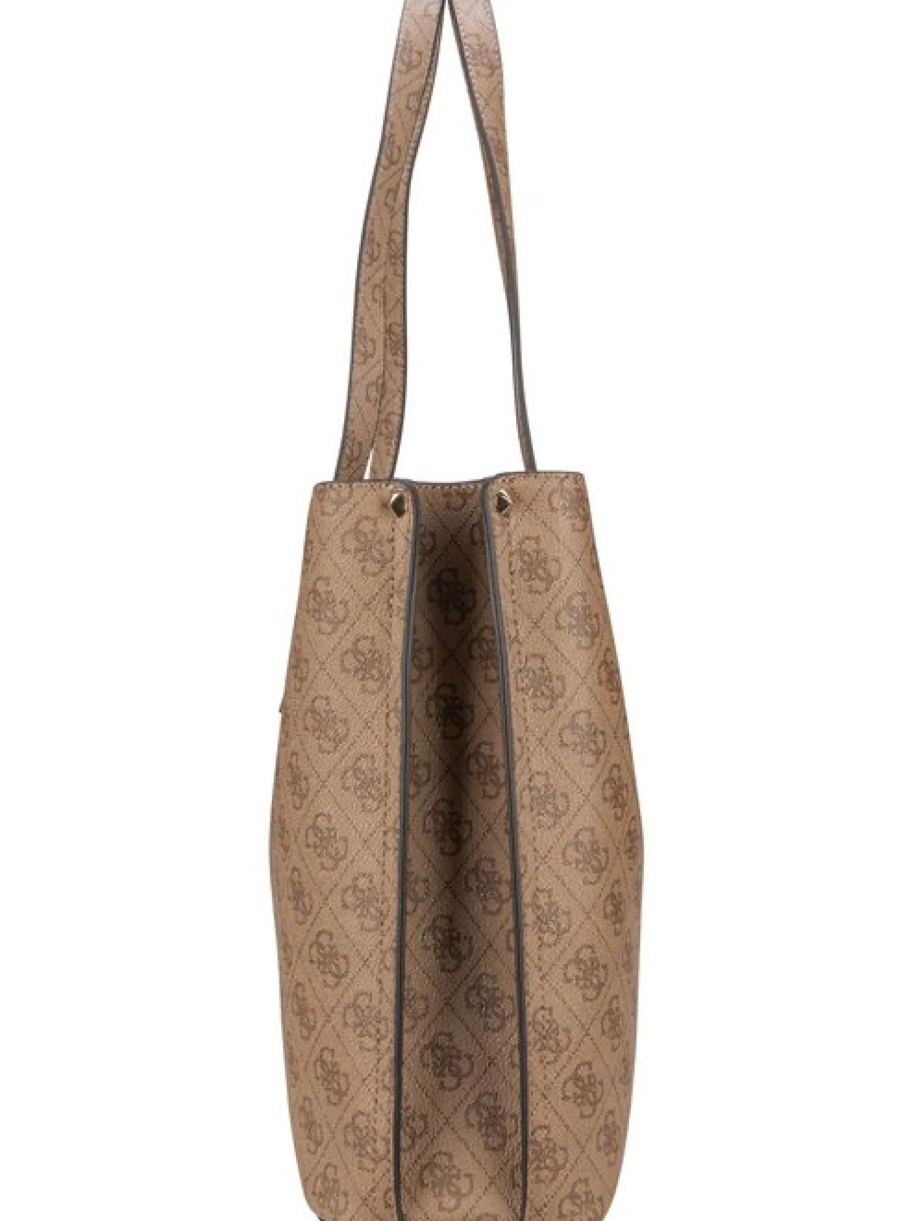 GUESS Damen Shopper - Meridian II Girlfriend TO 74230 Logo in braun