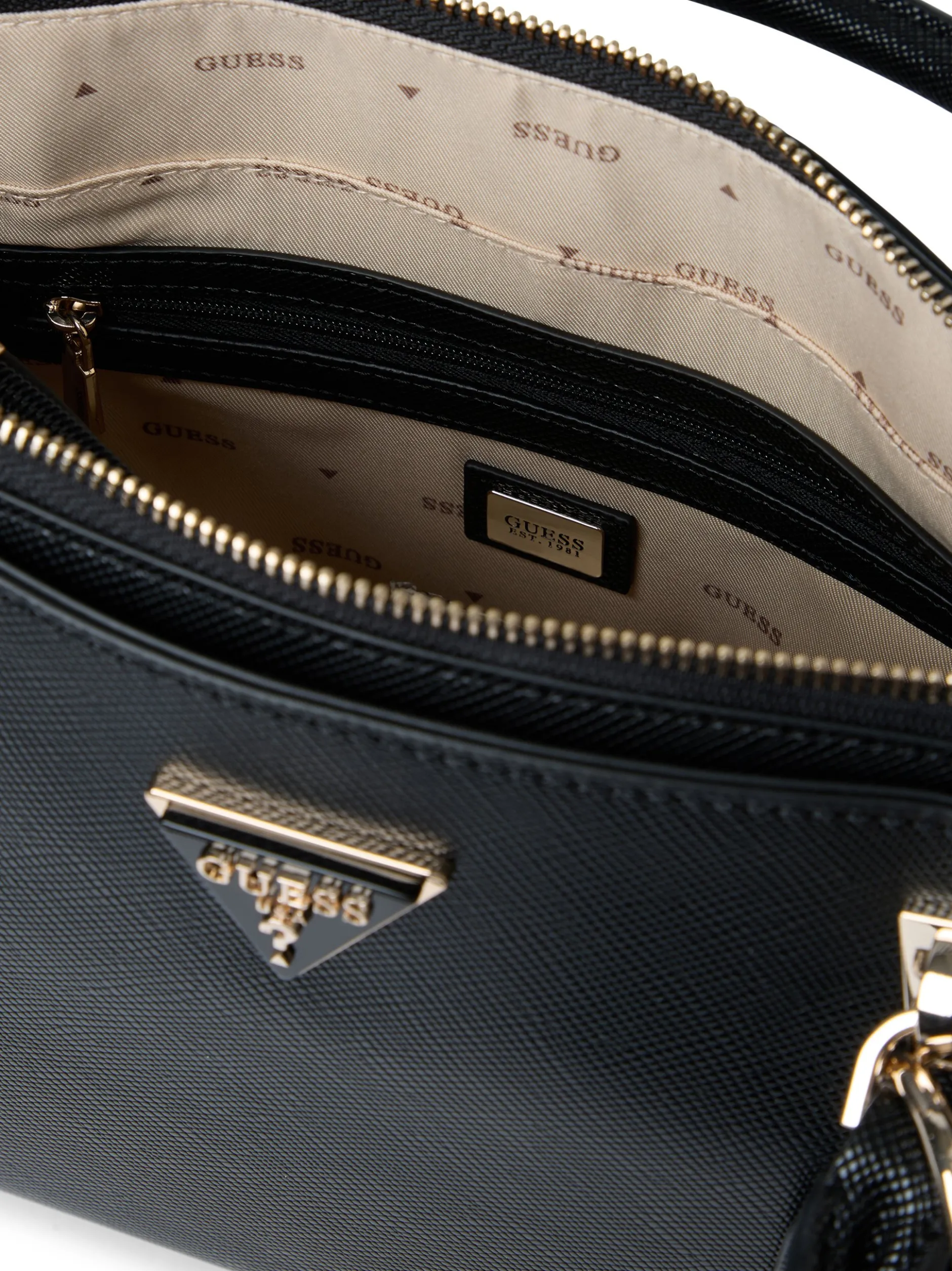 GUESS Damen Umhängetasche - Noelle in schwarz